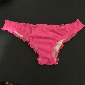 Cheeky bright pink bikini bottom